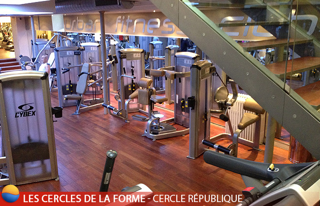 Machines de musculation CYBEX au Cercle République des Cercles de la Forme