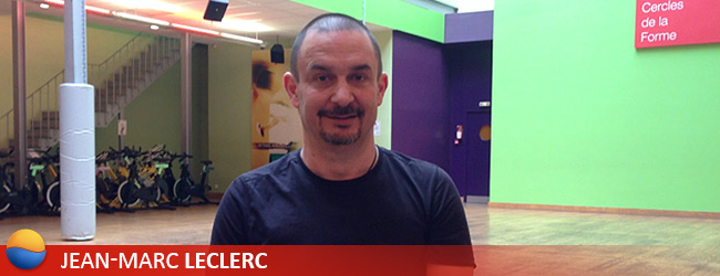 Professeur Fitness LesMills, responsable du cercle Ornano, Jean-Marc Leclerc