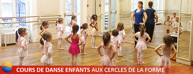 Cours de danse enfants aux Cercles de la Forme à Paris