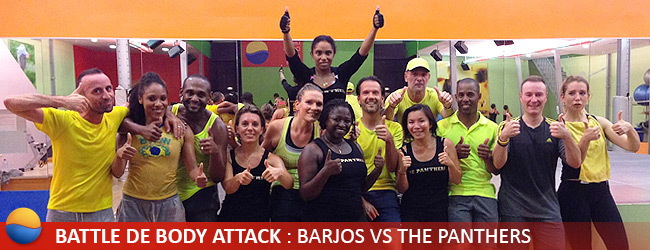 Battle Cours de Body Attack Cercle Ornano Paris Barjos Vs The Panthers