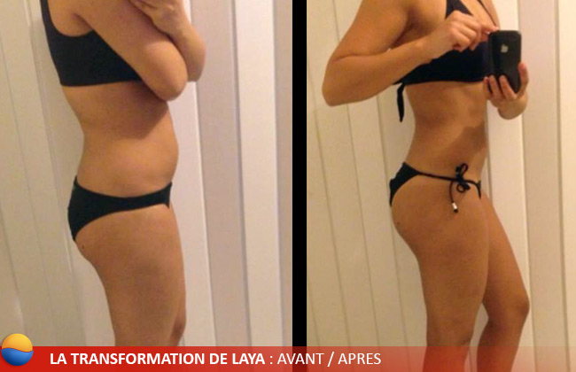 Transformation de Laya : Avant/après