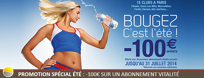 Promotion été 2014 Cercles de la Forme