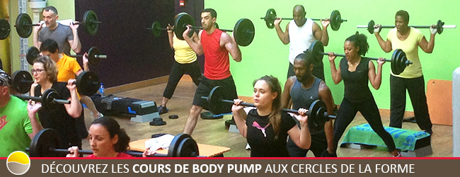 Cours de Body Pump aux Cercles de la Forme