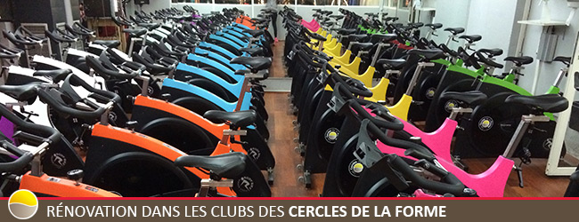 Rénovation du matériel dans les clubs des cercles de la forme