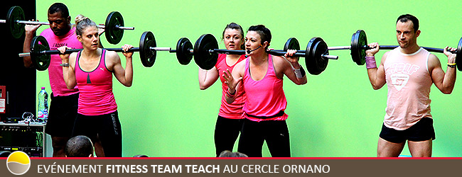 Evénement Fitness Team Teach au Cercle Ornano