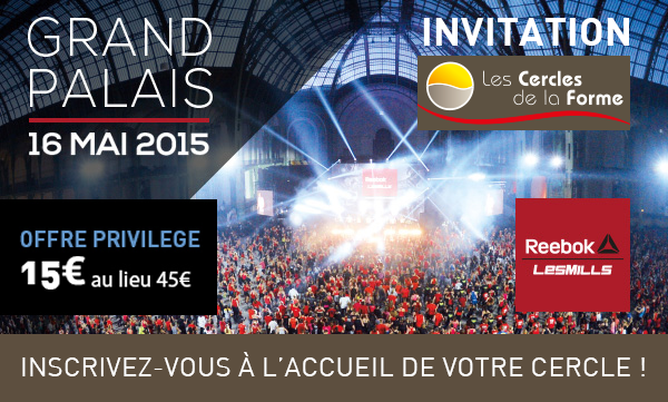 Invitation Grand Palais Fitness