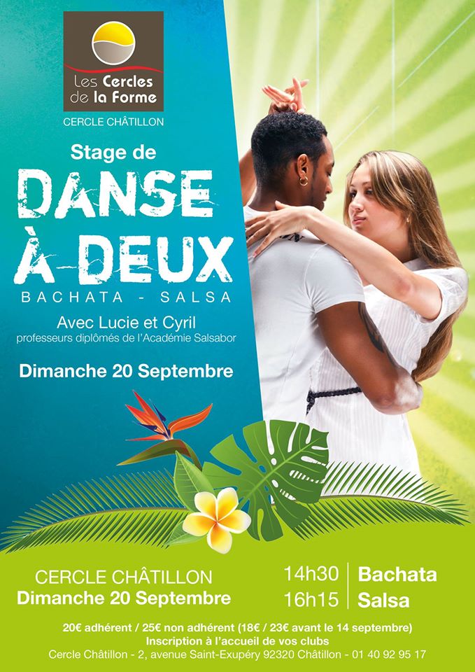 Stage de danse à 2 au Cercle Châtillon.