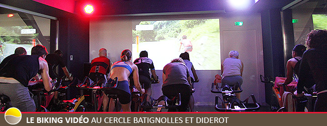 Le Biking Vidéo au Cercle Batignolles et Diderot