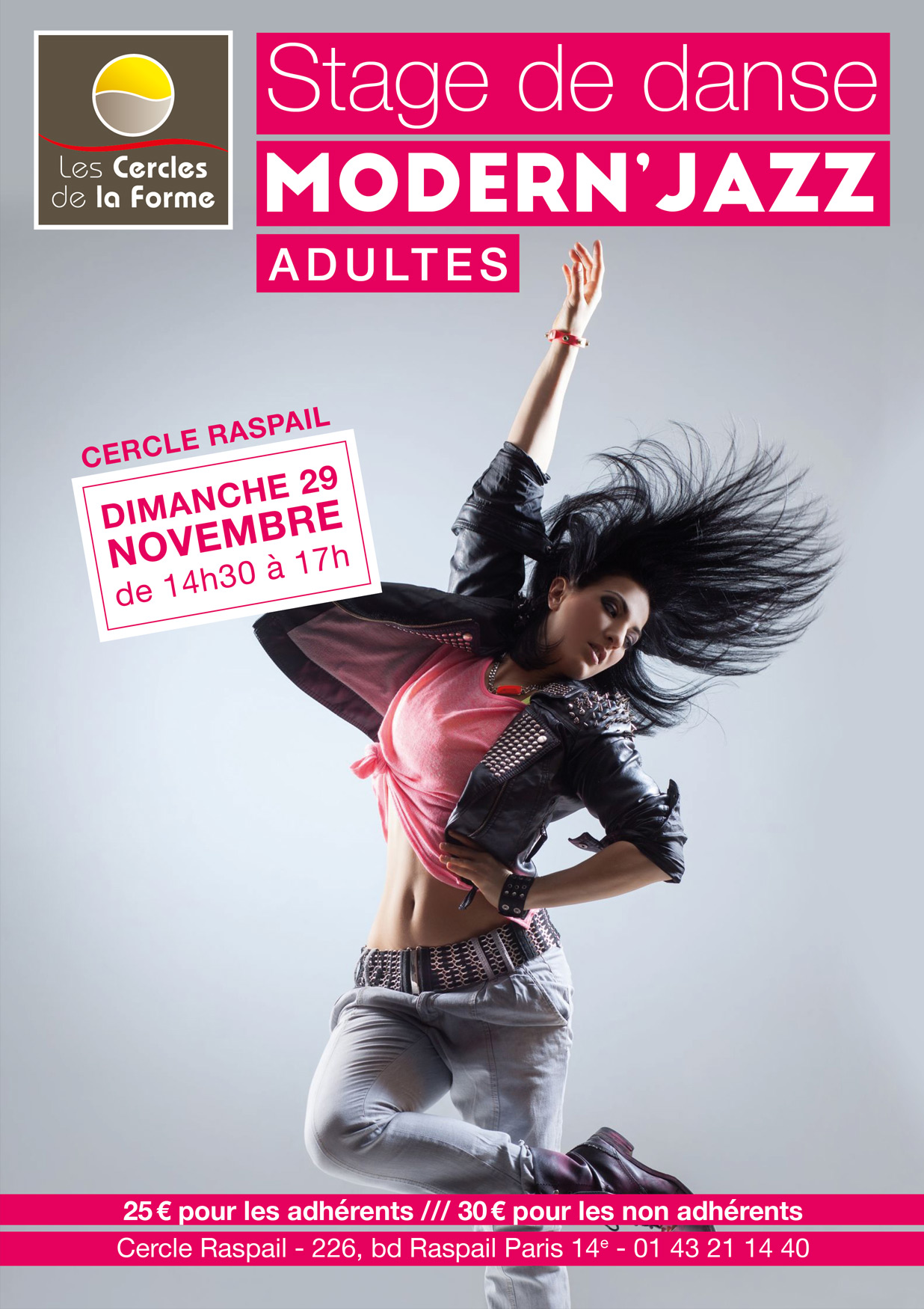 Stage de danse Modern' Jazz adultes Cercles de la Forme