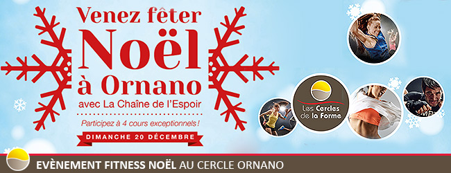 Evènement Fitness Noël au Cercle Ornano