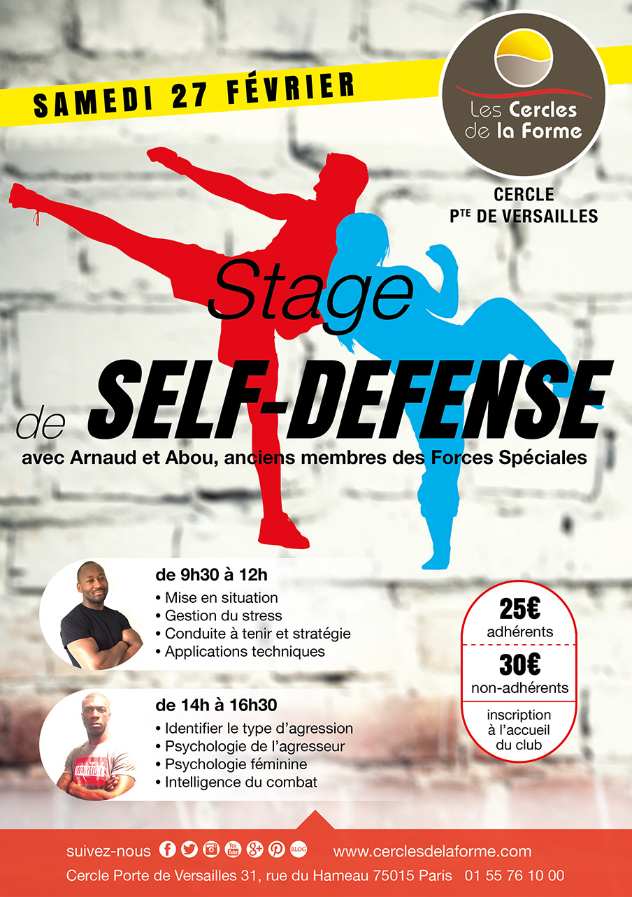 Stage de Self Defense au Cercle Porte de Versailles