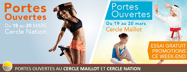 Portes Ouvertes au Cercle Maillot et Cercle Nation