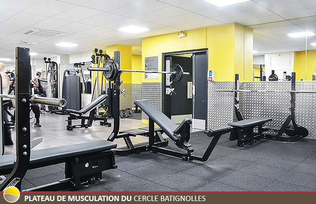 Rendez-vous Plateau de Musculation au Cercle Batignolles