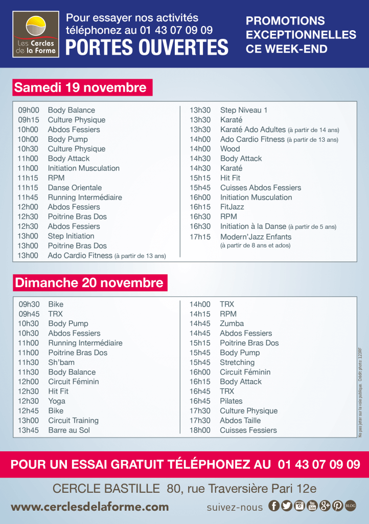 Programme Portes Ouvertes