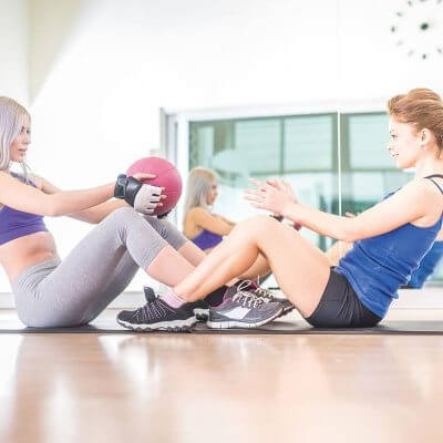 cours d'abdos cardio les cercles de la forme